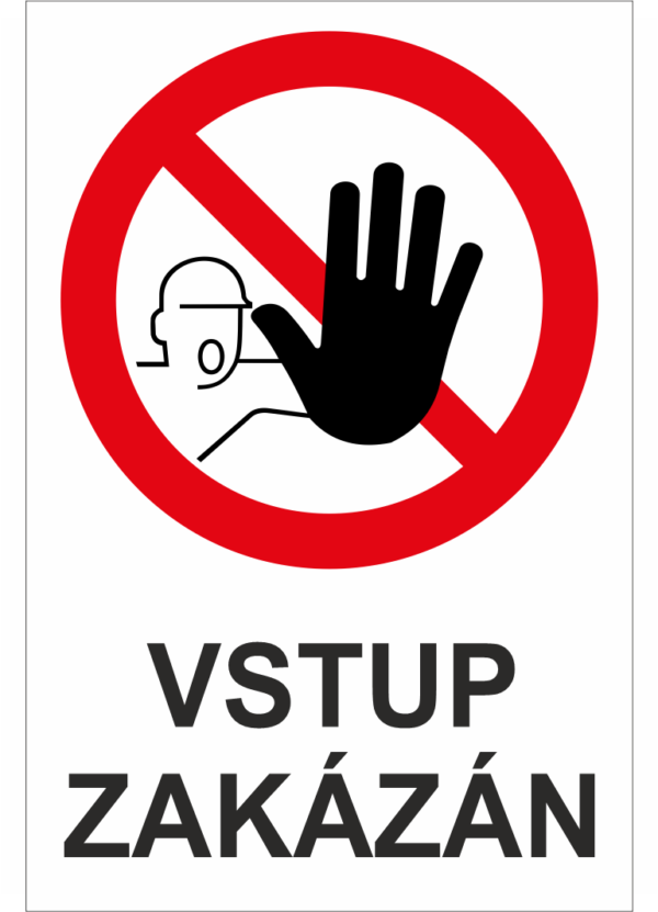 Výměnná tabulka  - Vstup zakázán