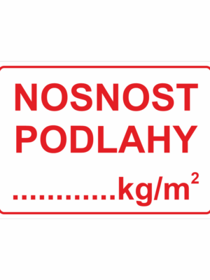 Nosnost podlahy