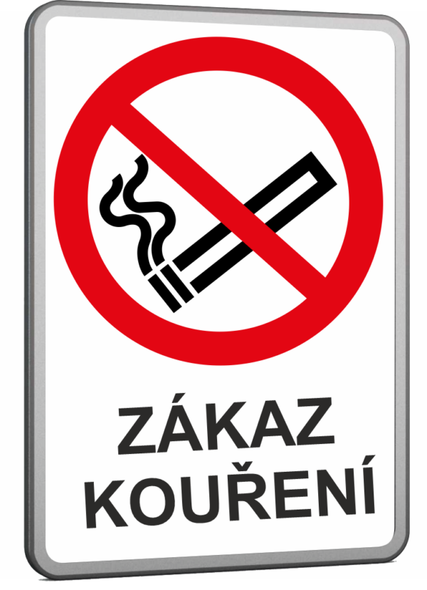 Velkoplošné cedule -  ZÁKAZ KOUŘENÍ