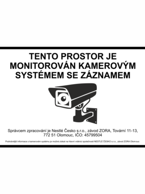 Označení Kamerový systém