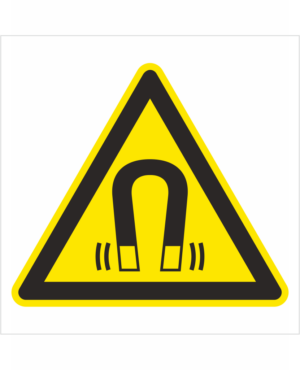 Bezpečnostní značení - Výstražný symbol: Magnetické pole