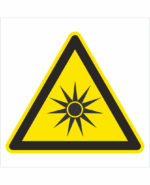 Bezpečnostní značení - Výstražný symbol: Pozor Optické záření