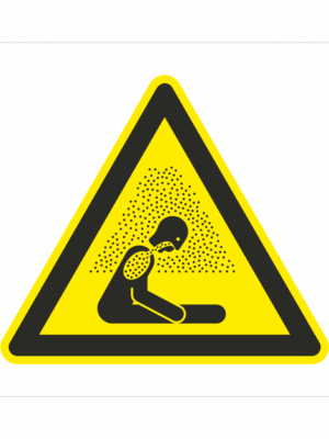 Bezpečnostní značení - Výstražný symbol: Nebezpečí udušení