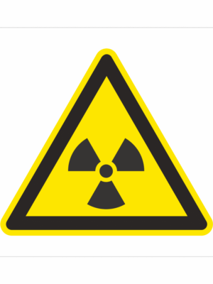 Bezpečnostní značení - Výstražný symbol: Pozor Radioaktivní záření