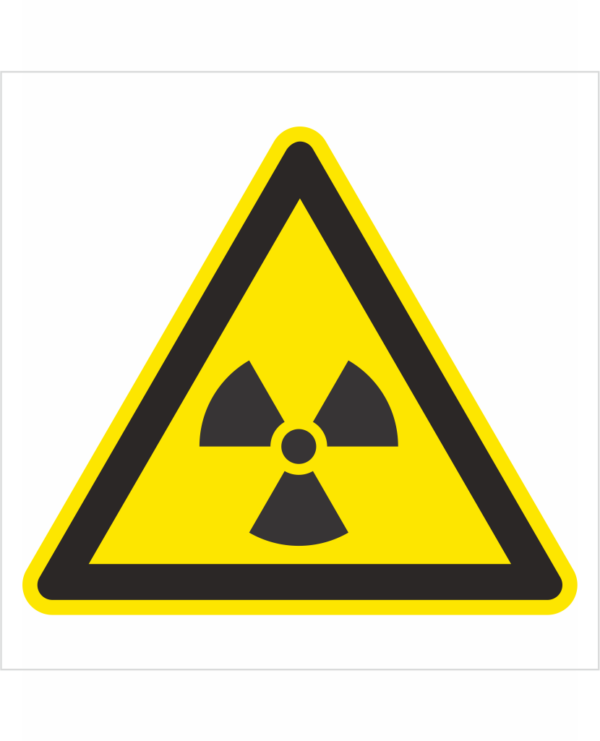 Bezpečnostní značení - Výstražný symbol: Pozor Radioaktivní záření