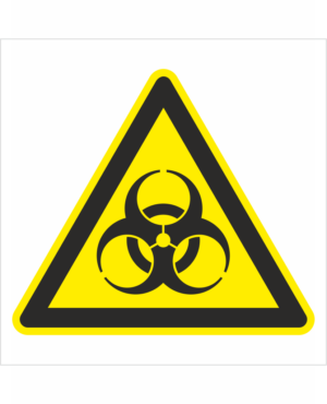 Bezpečnostní značení - Výstražný symbol: Pozor Biologické nebezpečí