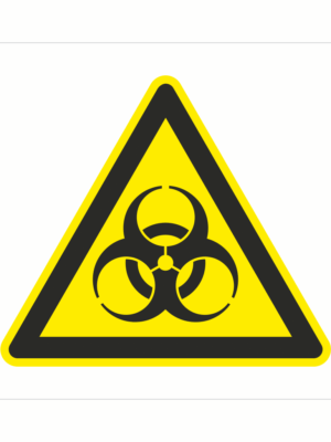 Bezpečnostní značení - Výstražný symbol: Pozor Biologické nebezpečí