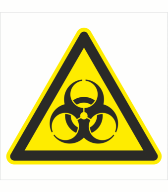 Bezpečnostní značení - Výstražný symbol: Pozor Biologické nebezpečí