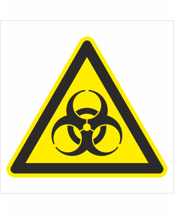 Bezpečnostní značení - Výstražný symbol: Pozor Biologické nebezpečí