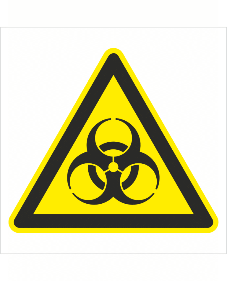 Bezpečnostní značení - Výstražný symbol: Pozor Biologické nebezpečí