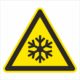 Bezpečnostní značení - Výstražný symbol: Pozor Nízká teplota / Mráz