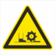 Bezpečnostní značení - Výstražný symbol: Pozor frézovací hřídel
