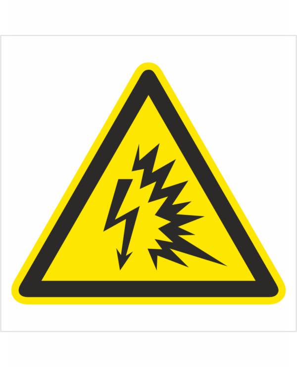 Bezpečnostní značení - Výstražný symbol: Nebezpečí elektrického oblouku