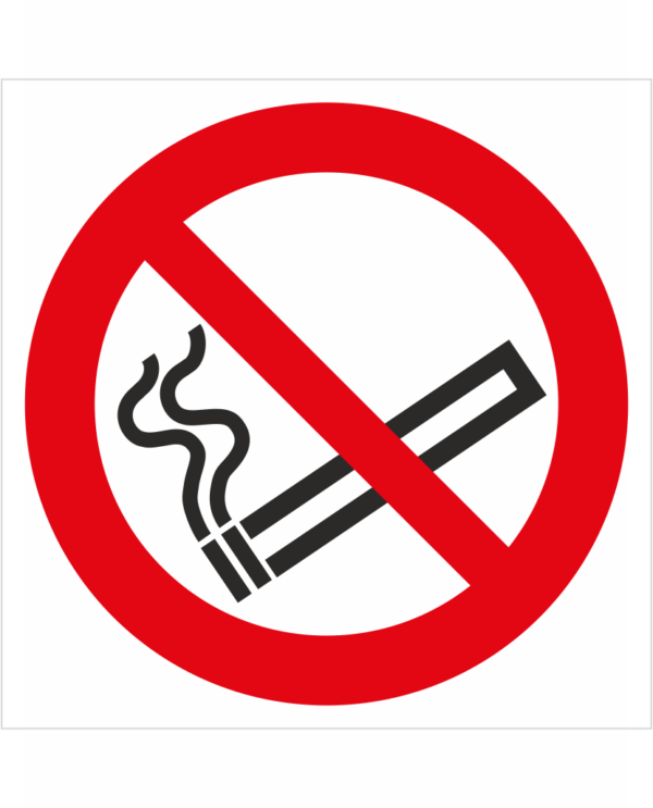 Bezpečnostní značení - Zákazový symbol: Zákaz kouření ISO 7010