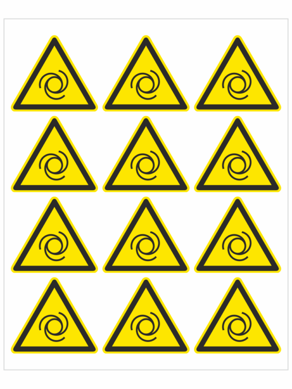 Pozor automatický start ISO 7010