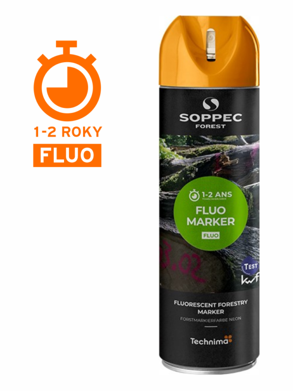 Značkovací sprej: Fluorescenční sprej FLUO MARKER oranžový