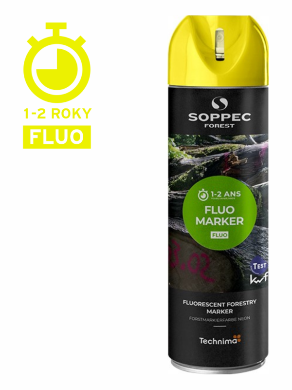 Značkovací sprej: Fluorescenční sprej FLUO MARKER žlutý