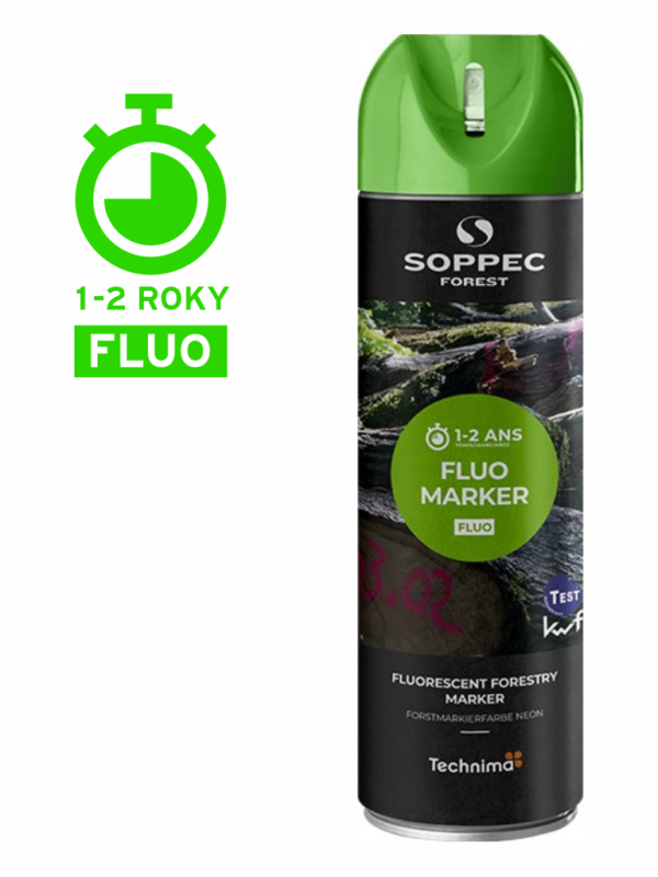 Značkovací sprej: Fluorescenční sprej FLUO MARKER zelený