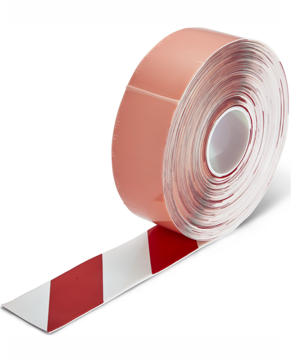 Podlahové pásky a značky - PermaStripe pásky: Červenobílá páska