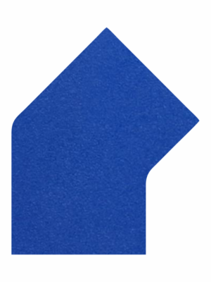 Podlahové značení - Napojení pásu: Roh 45° modrý