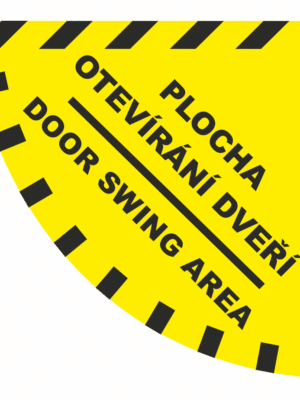 Plocha otevírání dveří