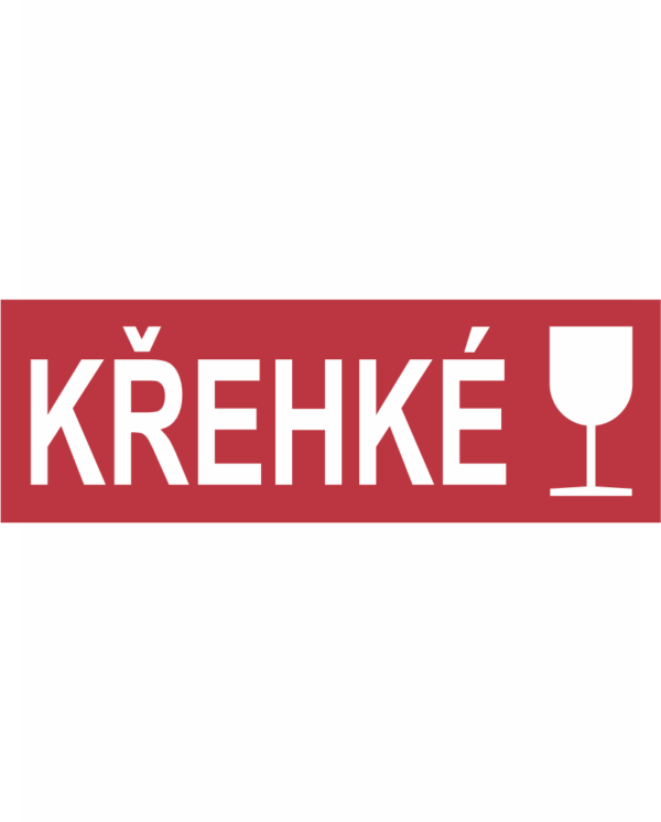 Přepravní štítek KŘEHKÉ