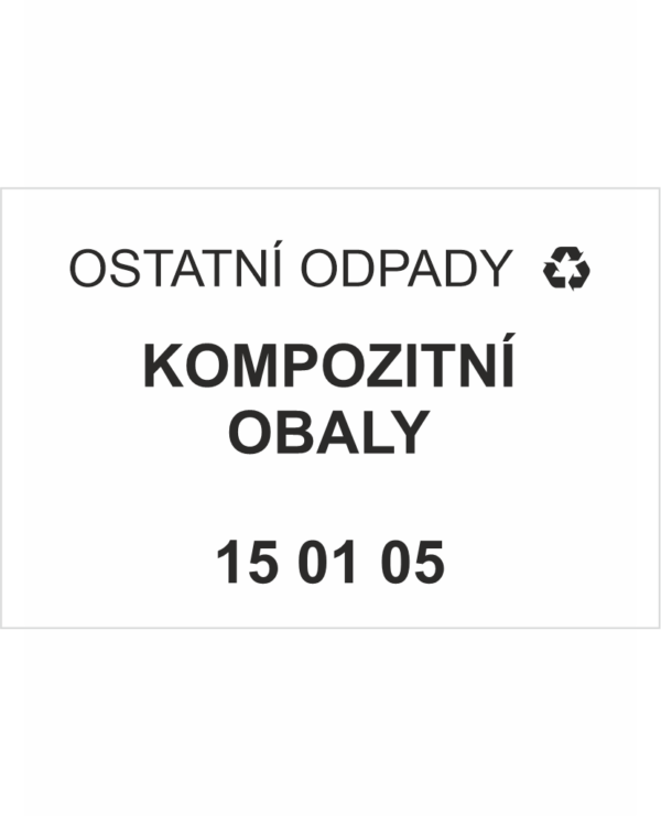 Ostatní odpady 150105 - Kompozitní obaly