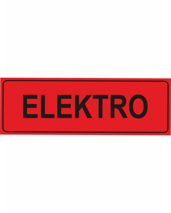 Elektro - text bez symbolu