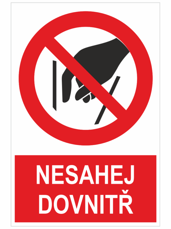 Nesahej dovnitř ISO 7010