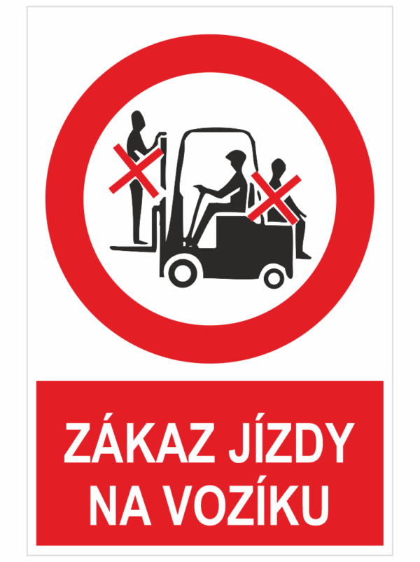 Zákaz jízdy na vozíku