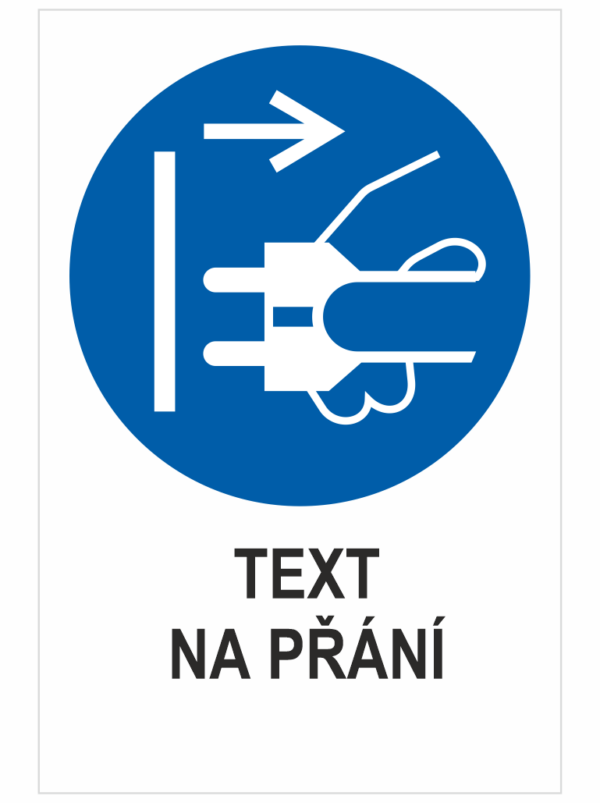 ODPOJIT ELEKTRICKOU VIDLICI ZE ZÁSUVKY - Váš text