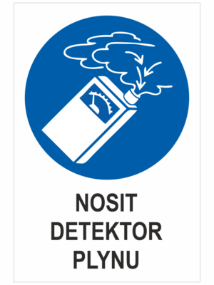 příkaz - nosit DETEKTOR PLYNU