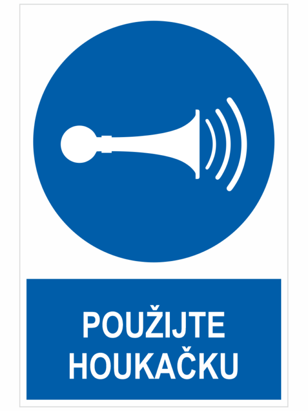 Použijte houkačku ISO 7010
