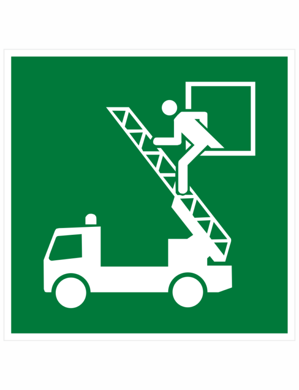 ZÁCHRANNÉ OKNO ISO 7010