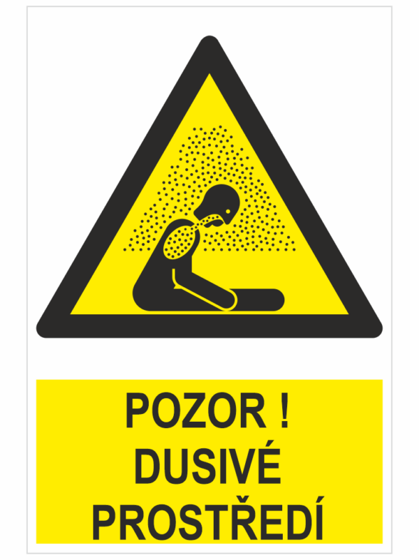 POZOR! Dusivé prostředí ISO 7010