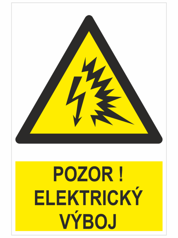 POZOR! Elektrický výboj ISO 7010