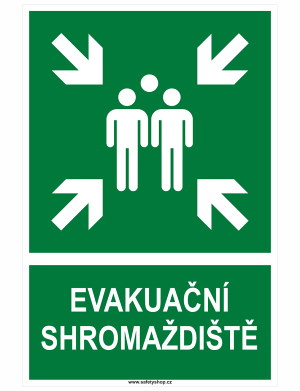 EVAKUAČNÍ SHROMAŽDIŠTĚ ISO 7010