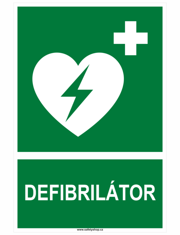 DEFIBRILÁTOR ISO 7010