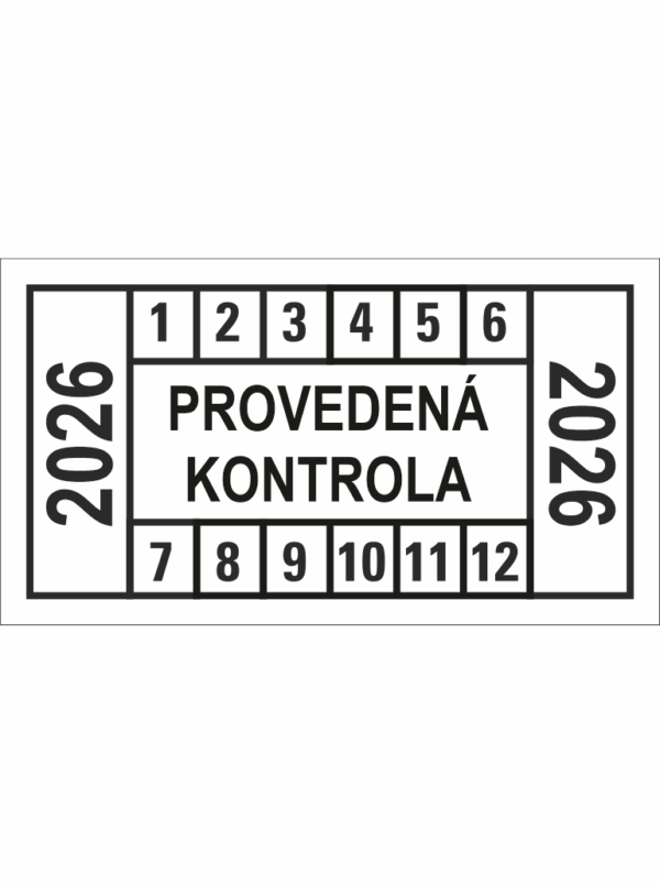 Provedená kontrola - 2026