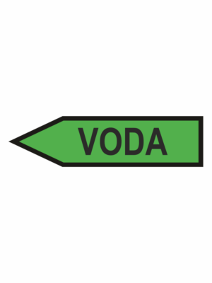 Jednosměrné šipky VODA