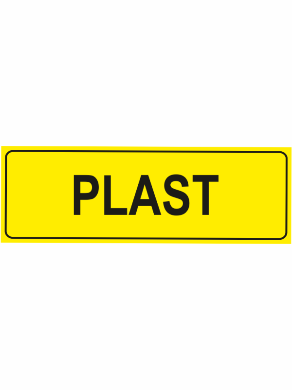 Plast - text bez symbolu