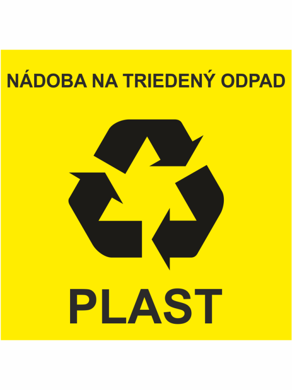 Nádoba na triedený odpad – plast