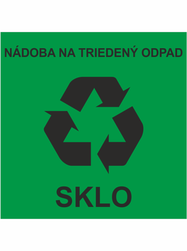 Nádoba na triedený odpad – sklo