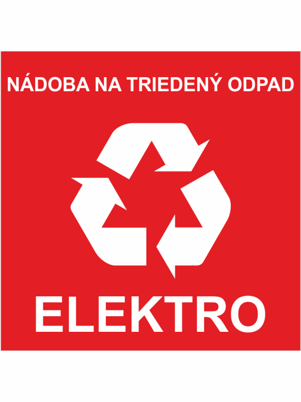 Nádoba na triedený odpad – elektro