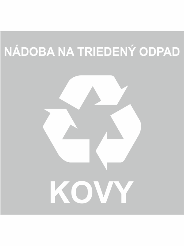 Nádoba na triedený odpad – kovy