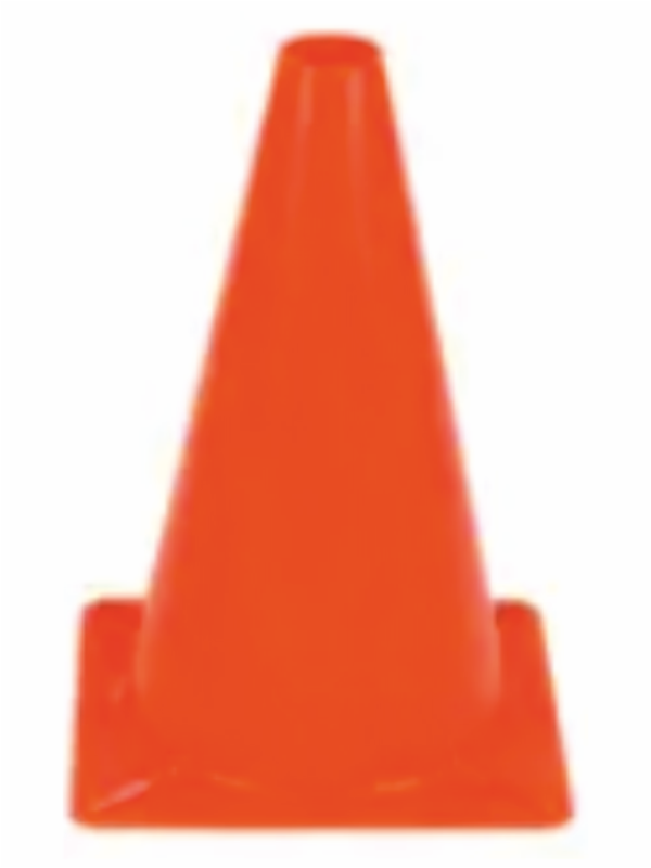 Lehký dopravní kužel 50 cm - oranžový