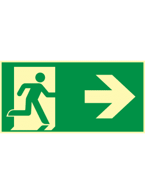 Fotoluminiscenční značení únikových cest