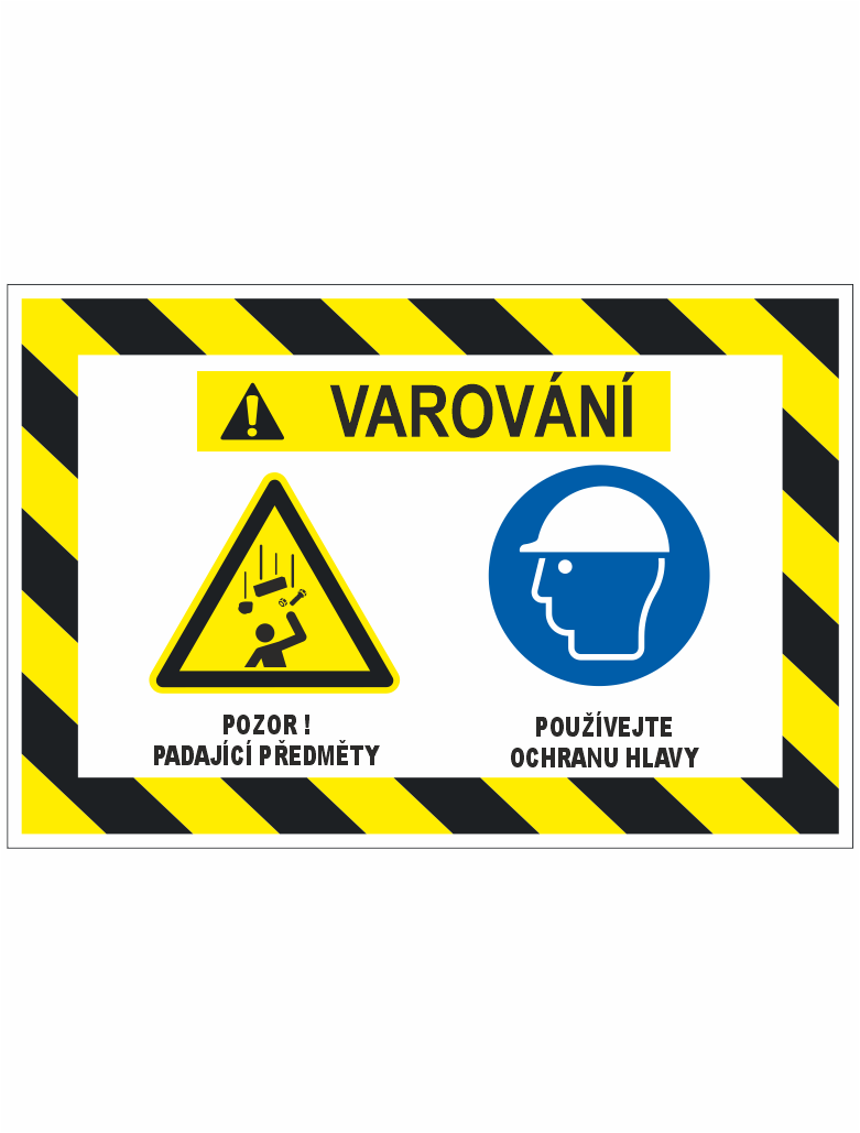 signální rámeček varování | KRIŽAN - safetyshop
