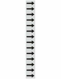 Vertical column of right-pointing arrows in light gray tiles