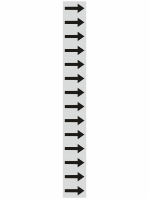 Vertical column of right-pointing arrows in light gray tiles